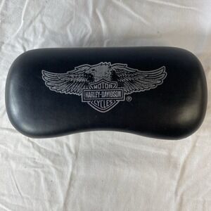 Harley-Davidson Hard Sunglasses Eyeglasses Case Black Eagle Logo